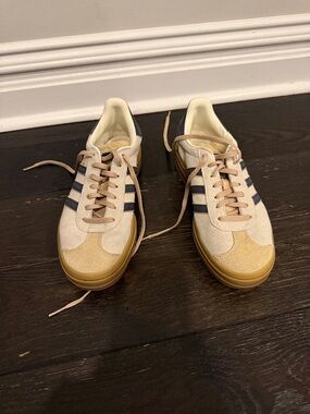 Adidas gazelle stacked suede sneaker 7 1/2